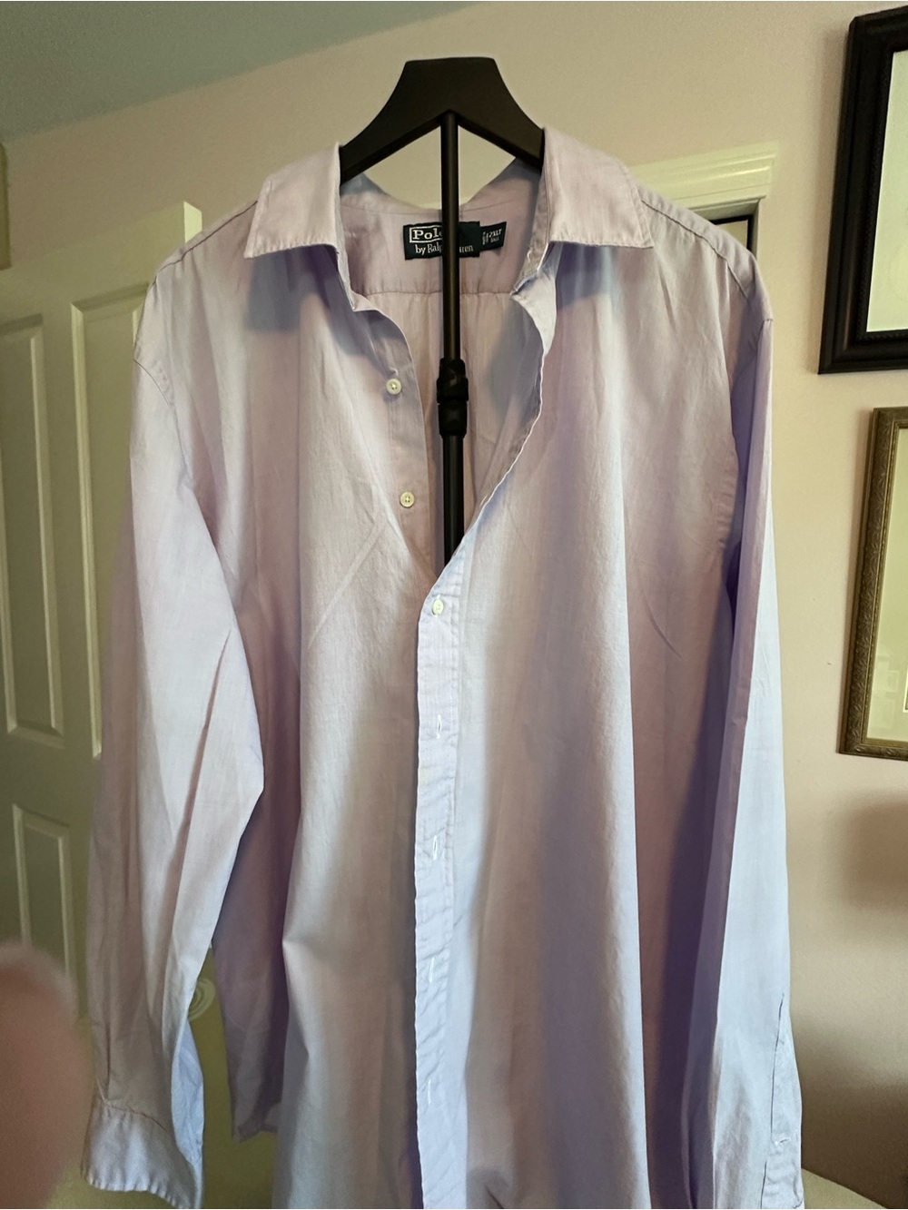 Ralph Lauren Light Lavender Button-Down Dress Shirt